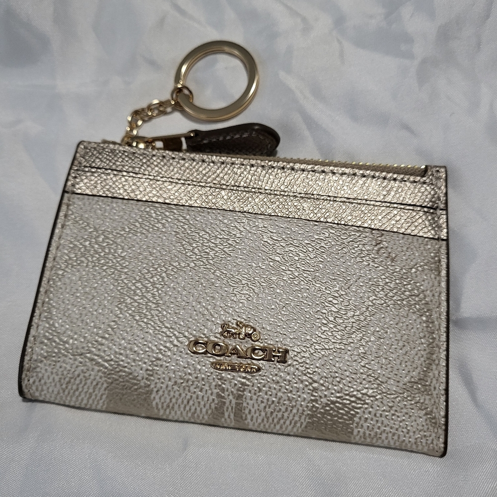 Coach Gold Card Holder